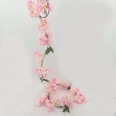 Pesco ghirlanda cm.180 rosa