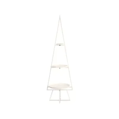 Alzata 3 ripiani h.122 bianco