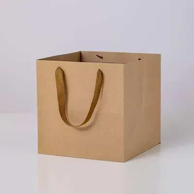 Shopper carta 20x20 avana (pz.12)