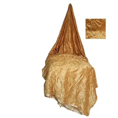 Pezzata 150x300 cm ciniglia oro