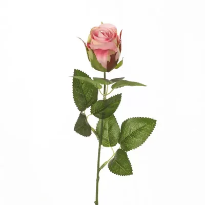 Rosa bocciolo  cm.49 rosa