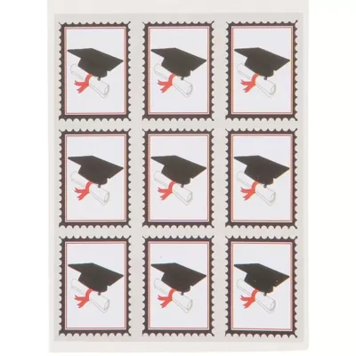 Francobollo laurea cm. 2,5