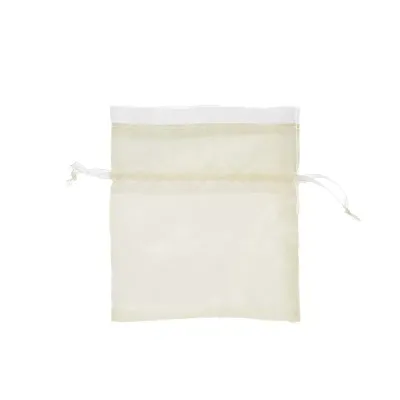 Sacchettino raso 10x12 panna (pz.12)