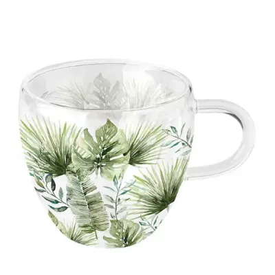 Tazza vetro d.10 giungla