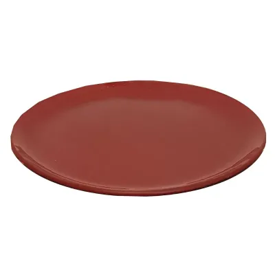 Piatto vetro 33 rosso