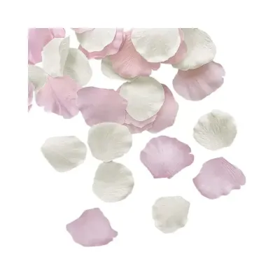 Petali di rosa crema-rosa 500pz
