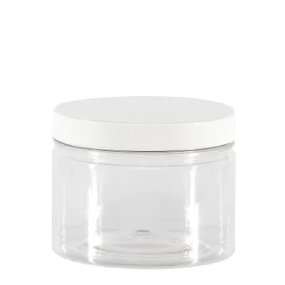 Barattolo pet d.08,5 h.6,5 tappo bianco