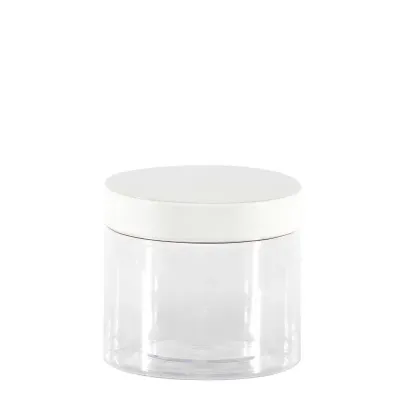 Barattolo pet d.06,5 h.6 tappo bianco