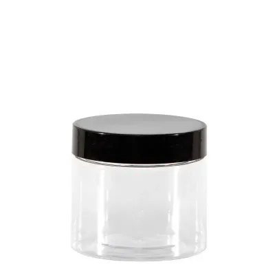 Barattolo pet d.06,5 h.6 tappo nero