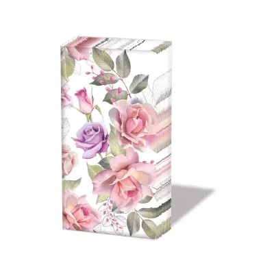 Fazzolettino 4 veli rose (pz.10)