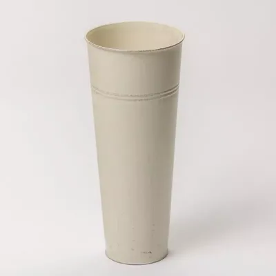 Esp. vaso metallo h.40 crema