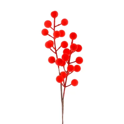 Bacche pick cm.25 rosso (pz.6)