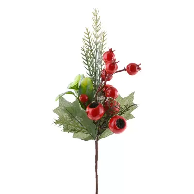 Pino pick con bacche cm.27 (pz.6)