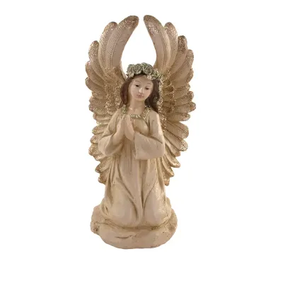 Angelo in ginocchio h.31 oro