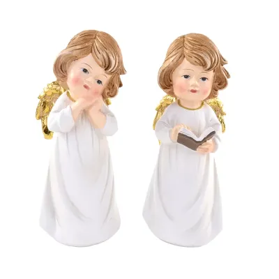 Angelo resina h.24 bianco