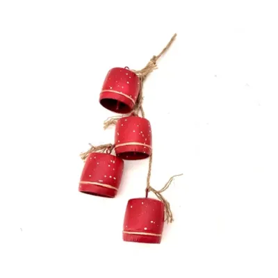 Campanelle metallo h.57 rosso