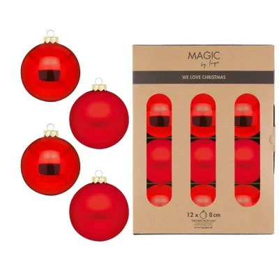 Pallina v 08 merry red (pz.12)