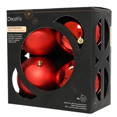 Pallina pvc 10 rosso (pz.4)