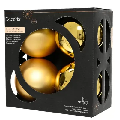 Pallina pvc 10 oro (pz.4)