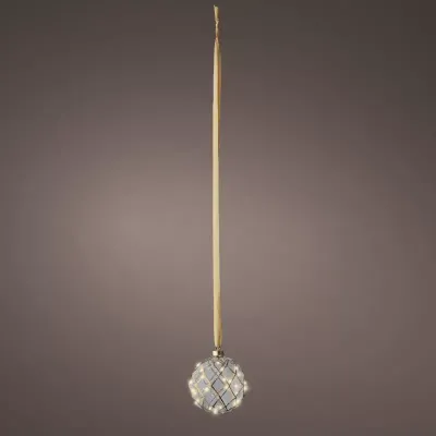 Ad-sfera led vetro d.14 trasp