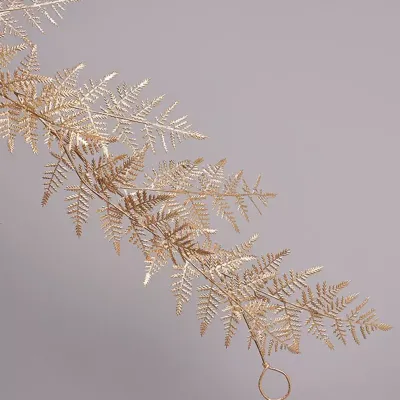 Felce ghirlanda cm.180 oro