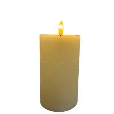 Candela led d.7,5 h.12,5 avorio