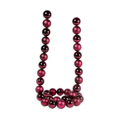 Garland sfere cm.180 d.05 bordeaux