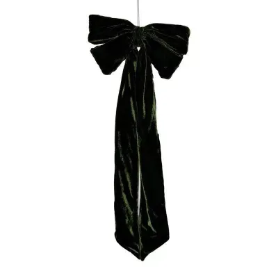 Fiocco velluto h.095 verde