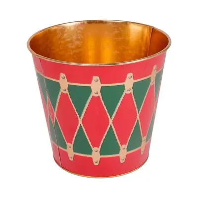 Dt-cachepot metallo d.15