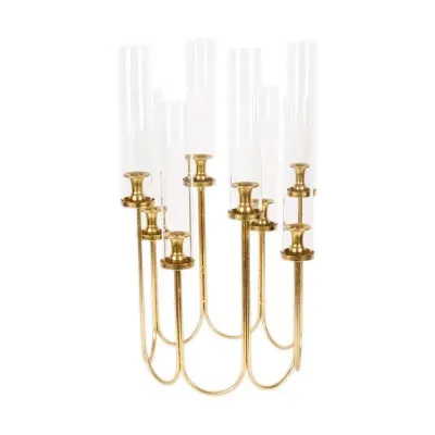 Ap-portacand. metallo h.65 oro