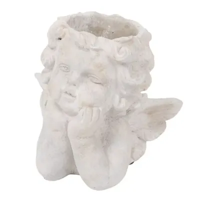 Angelo sdraiato cm.25 crema