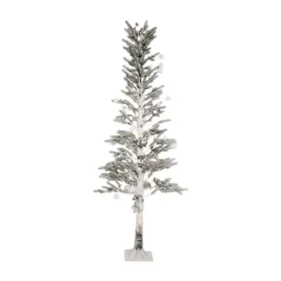 Albero led innevato h.160