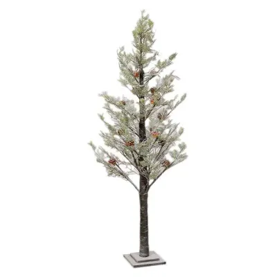 Albero led innevato h.240