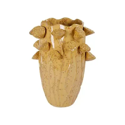 Vaso ceramica h.41 senape