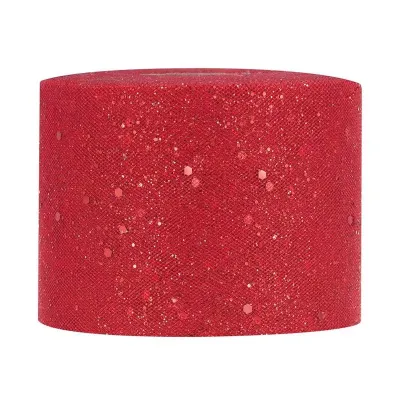 Nastro  brilliant mm.40 m.50 rosso