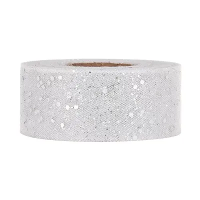 Nastro  brilliant mm.40 m.50 argento