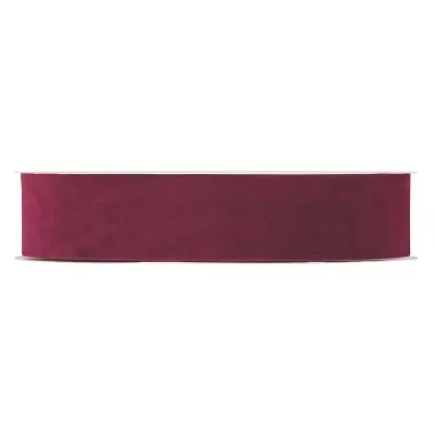 Nastro dbl velvetmm.40 m.30 bordeaux