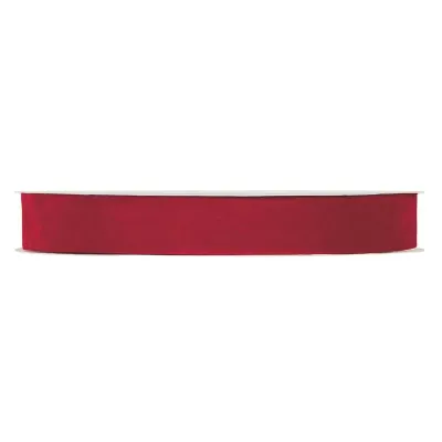 Nastro dbl velvetmm.25 m.30 rosso