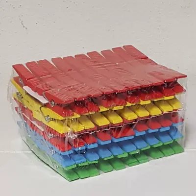 Molletta legno  multicolor (100 pz.)