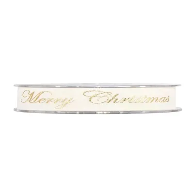 Nastro gold m.xmas mm.15 m.10 crema