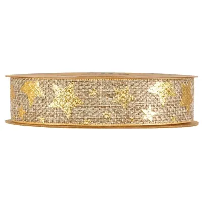 Nastro print star mm.25 m.10 natural