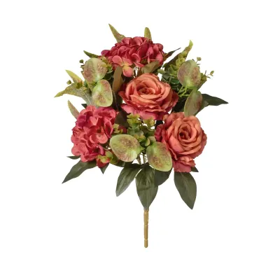 Rosa-ortensia frontale cm.46 ruggine
