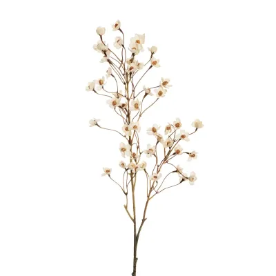 Wax flower cm.93 bianco