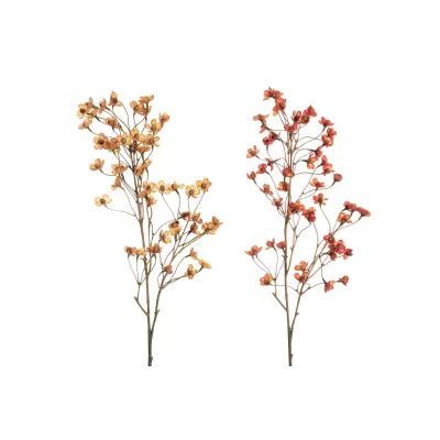 Wax flower cm.93 ass.arancio