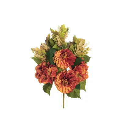 Dalia-ortensia frontale cm.50 arancione