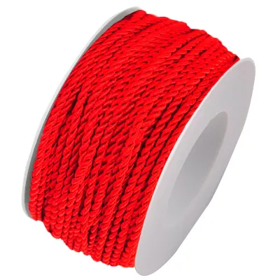 Cordino kordel mm.03 m.25 rosso