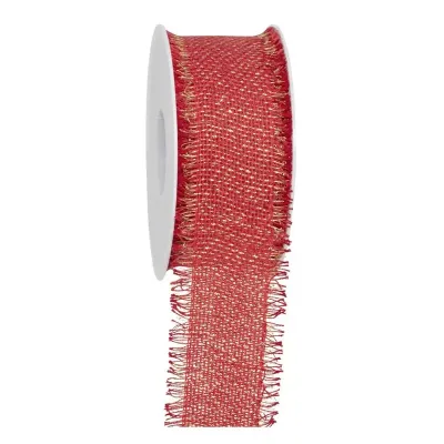 Nastro glanz glimm mm.40 m.15 rosso