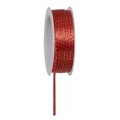 Nastro lux mm.03 m.50 rosso-oro