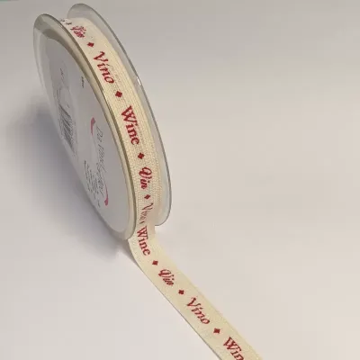 Nastro vino mm.15 m.15 bianco