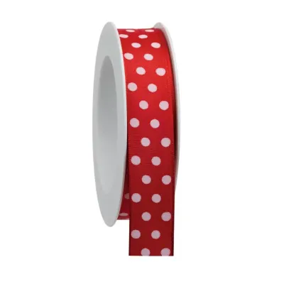 Nastro hot spots mm.25 m.20 rosso